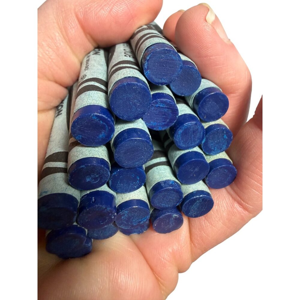 Retired Crayola Green Blue Crayons 24 Pack vintage - Picture 4 of 4